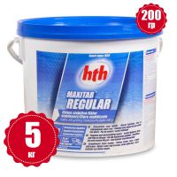 Медленный стабилизированный хлор в таблетках HTH 5 кг по 200 гр maxitab regular