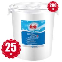 Многофункциональные таблетки стабилизированного хлора 5 в 1 HTH 25 кг по 200 гр maxitab action 5